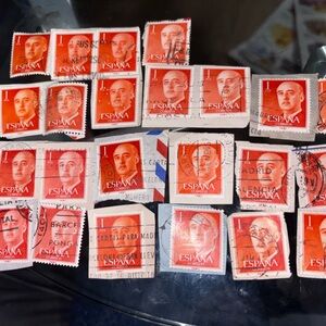 Vintage España Art Print - Red